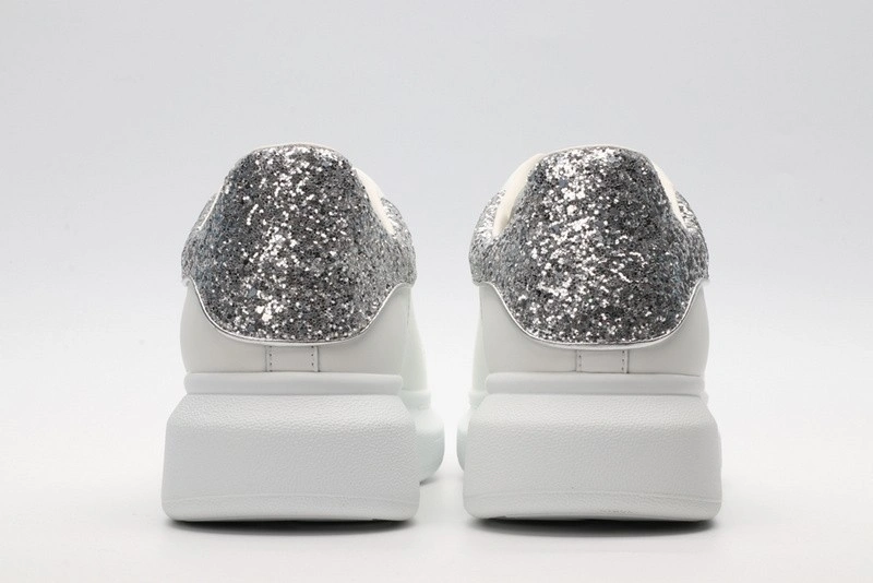 Alexander mcqueen white sliver