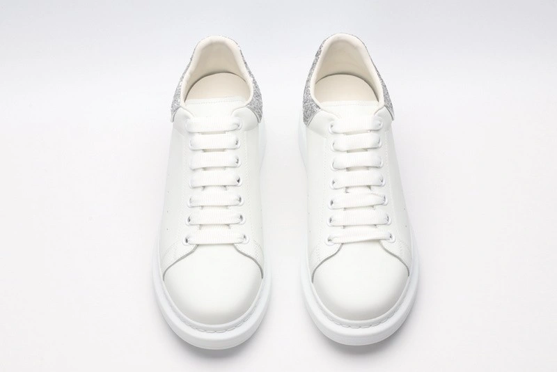 Alexander mcqueen white sliver
