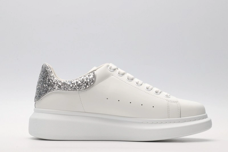Alexander mcqueen white sliver