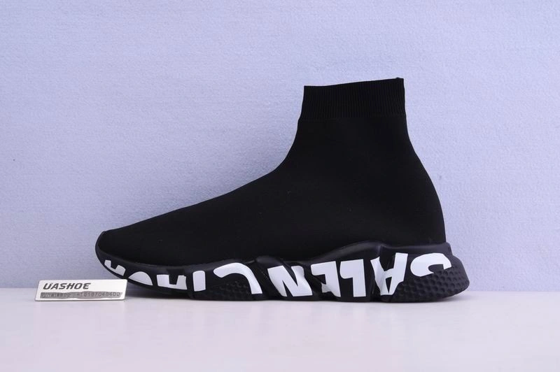 BALENCIAGA  SPEED TRAINER SNEAKERS LETTER BOTTOM