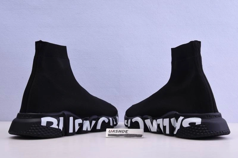 BALENCIAGA  SPEED TRAINER SNEAKERS LETTER BOTTOM