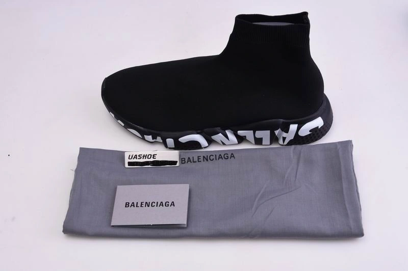 BALENCIAGA  SPEED TRAINER SNEAKERS LETTER BOTTOM
