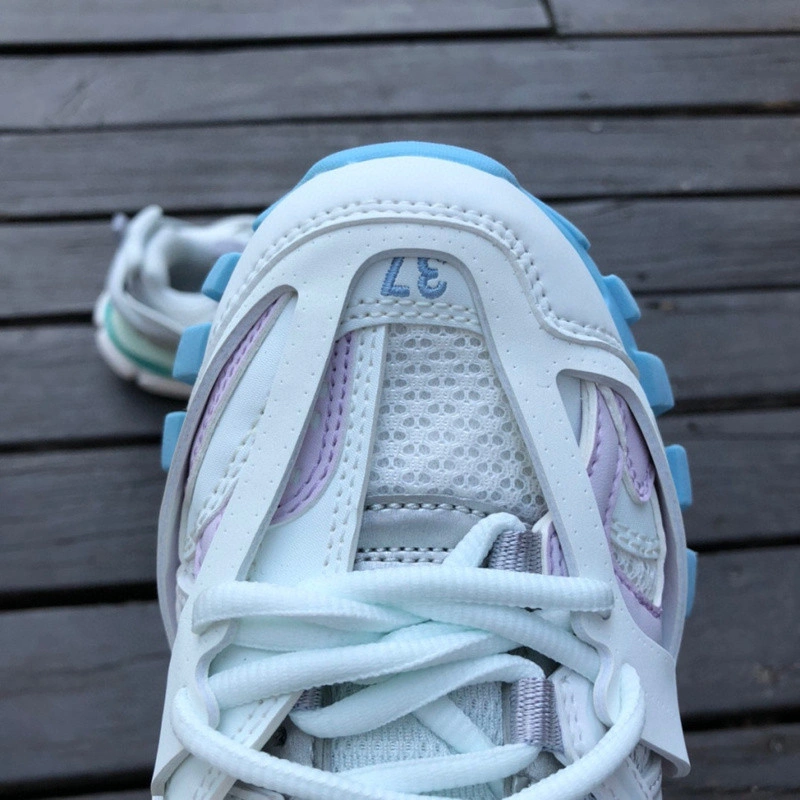 BALENCIAGA 3.0 TRACK TRAINER  WHITE  BLUE  PINK