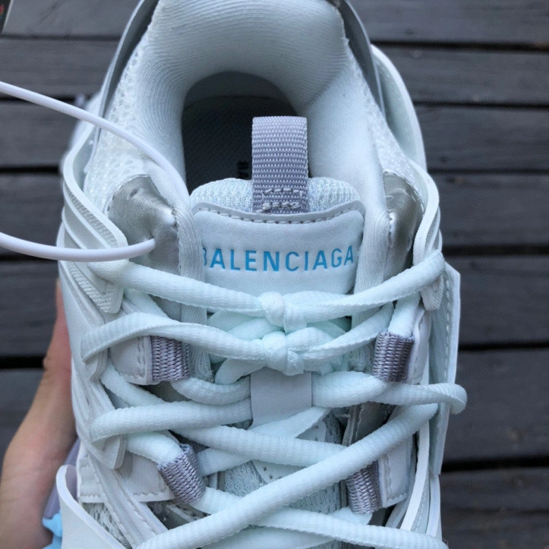BALENCIAGA 3.0 TRACK TRAINER  WHITE  BLUE  PINK