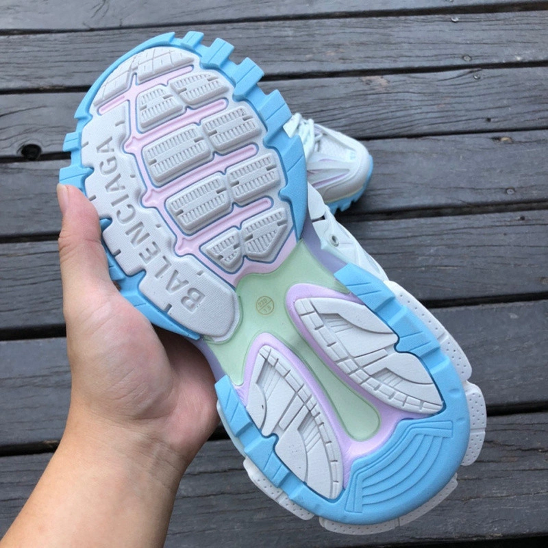 BALENCIAGA 3.0 TRACK TRAINER  WHITE  BLUE  PINK