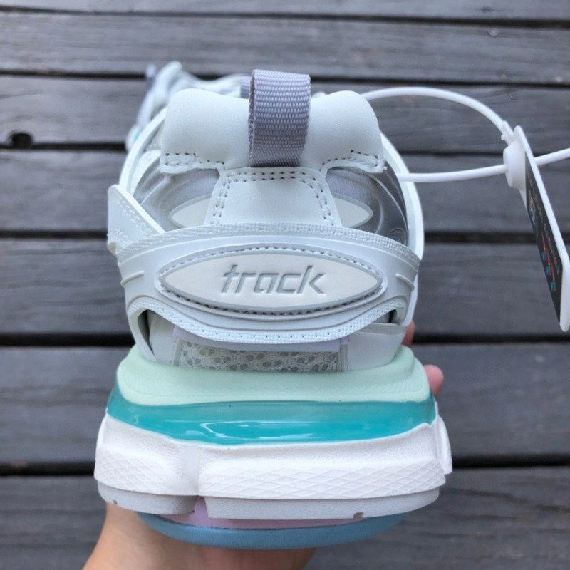 BALENCIAGA 3.0 TRACK TRAINER  WHITE  BLUE  PINK