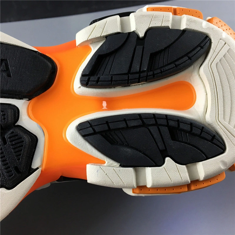 BALENCIAGA 3.0 TRACK TRAINER ORANGE WHITE WITH LED