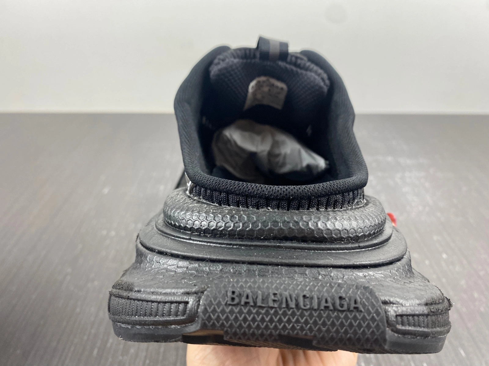 BALENCIAGA MEN'S 3XL MULE IN BLACK