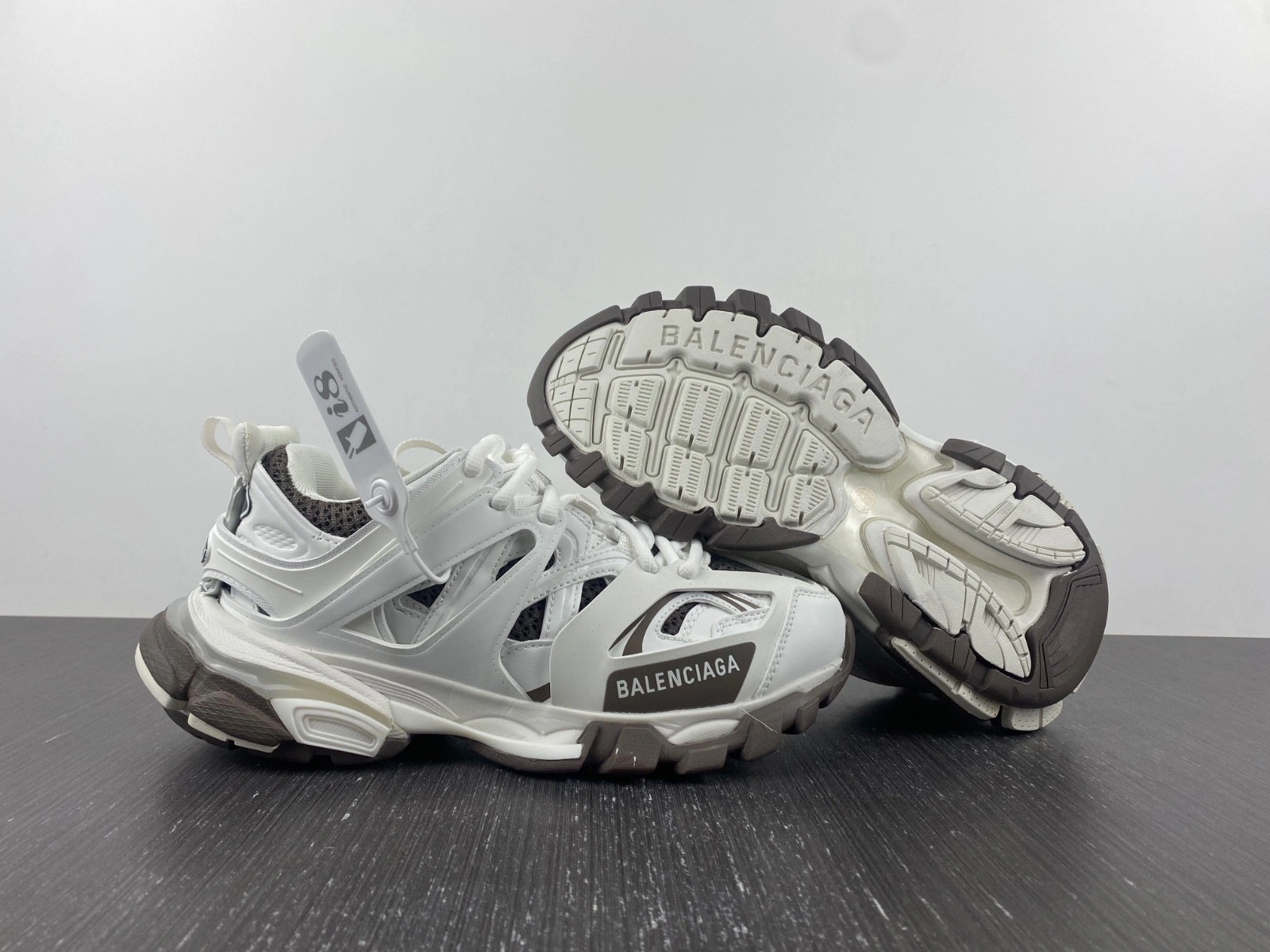 BALENCIAGA MEN'S TRACK.3 SNEAKER IN GREY 542023W3AC11897