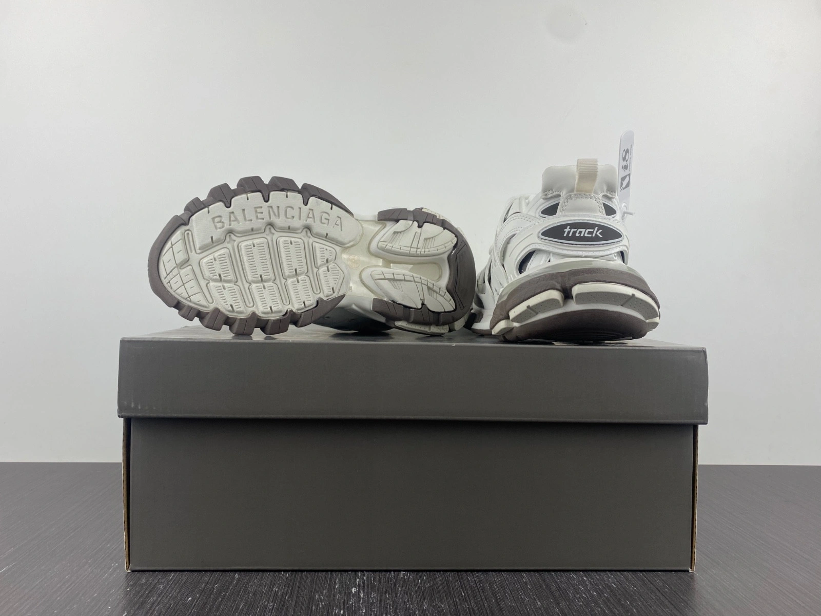 BALENCIAGA MEN'S TRACK.3 SNEAKER IN GREY 542023W3AC11897