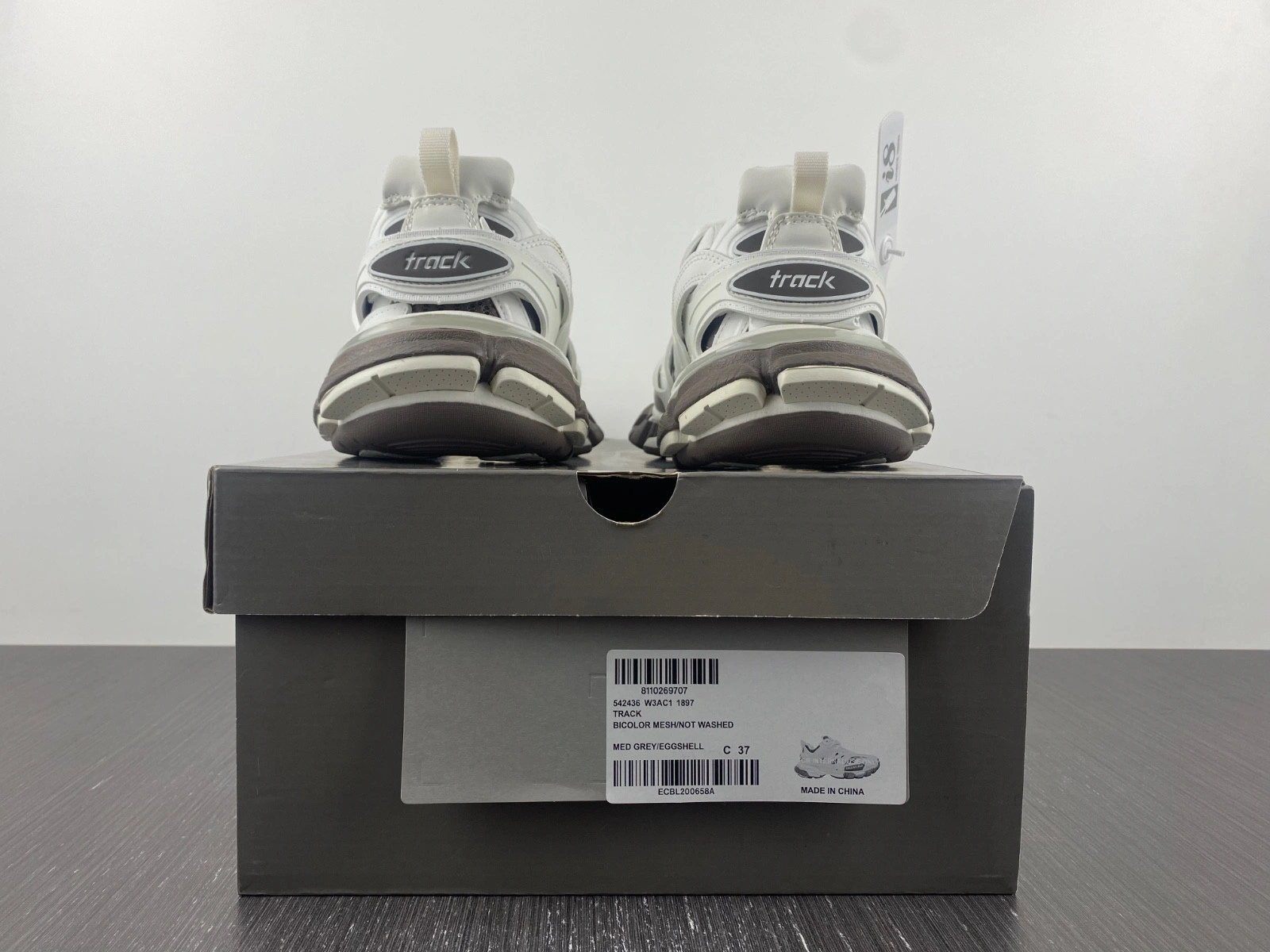 BALENCIAGA MEN'S TRACK.3 SNEAKER IN GREY 542023W3AC11897