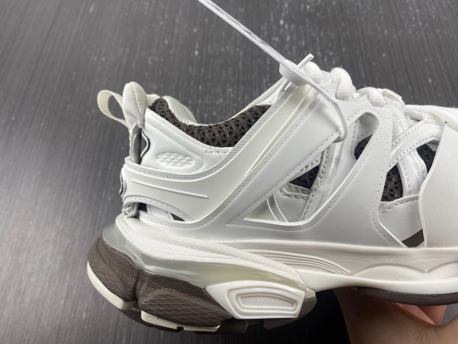 BALENCIAGA MEN'S TRACK.3 SNEAKER IN GREY 542023W3AC11897