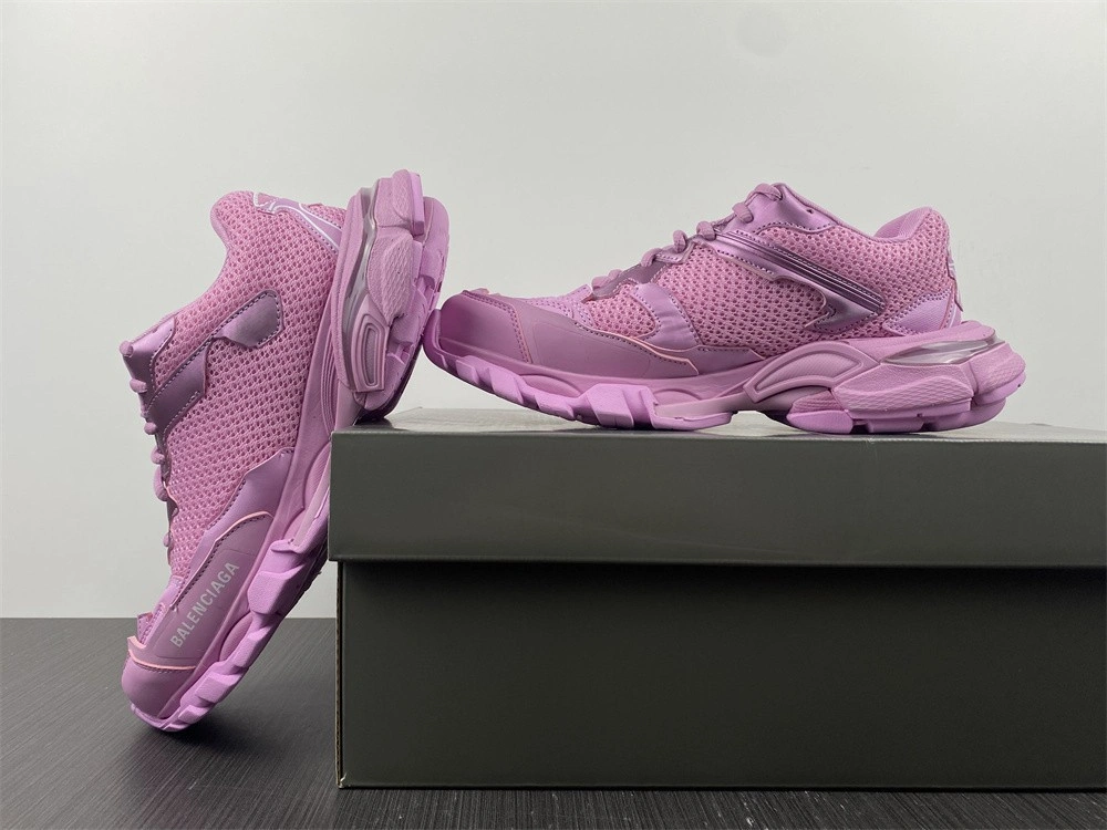 BALENCIAGA MEN'S TRACK.3 SNEAKER IN PINK