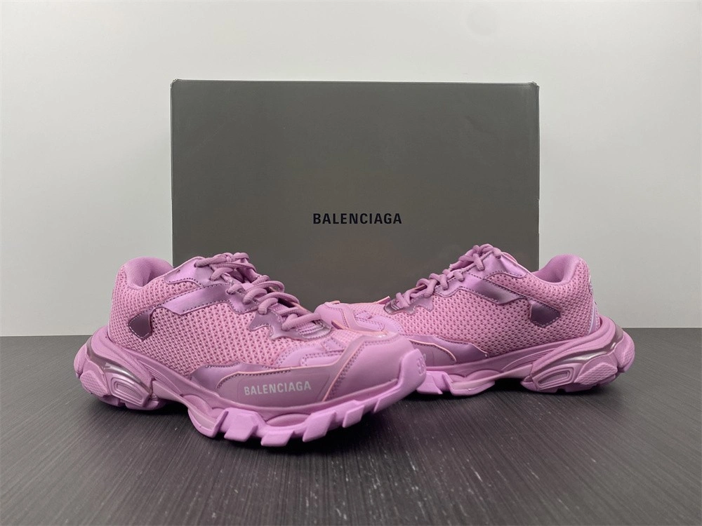 BALENCIAGA MEN'S TRACK.3 SNEAKER IN PINK