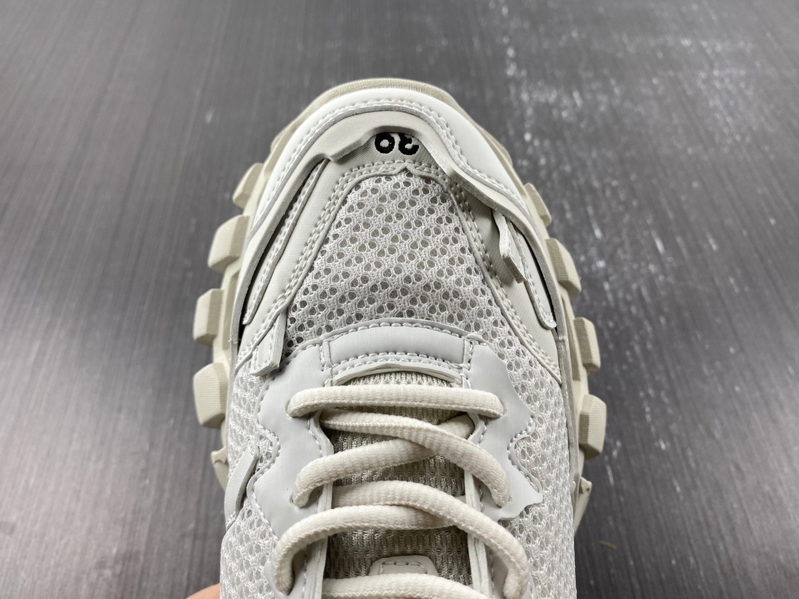 BALENCIAGA MEN'S TRACK.3 SNEAKER IN WHITE