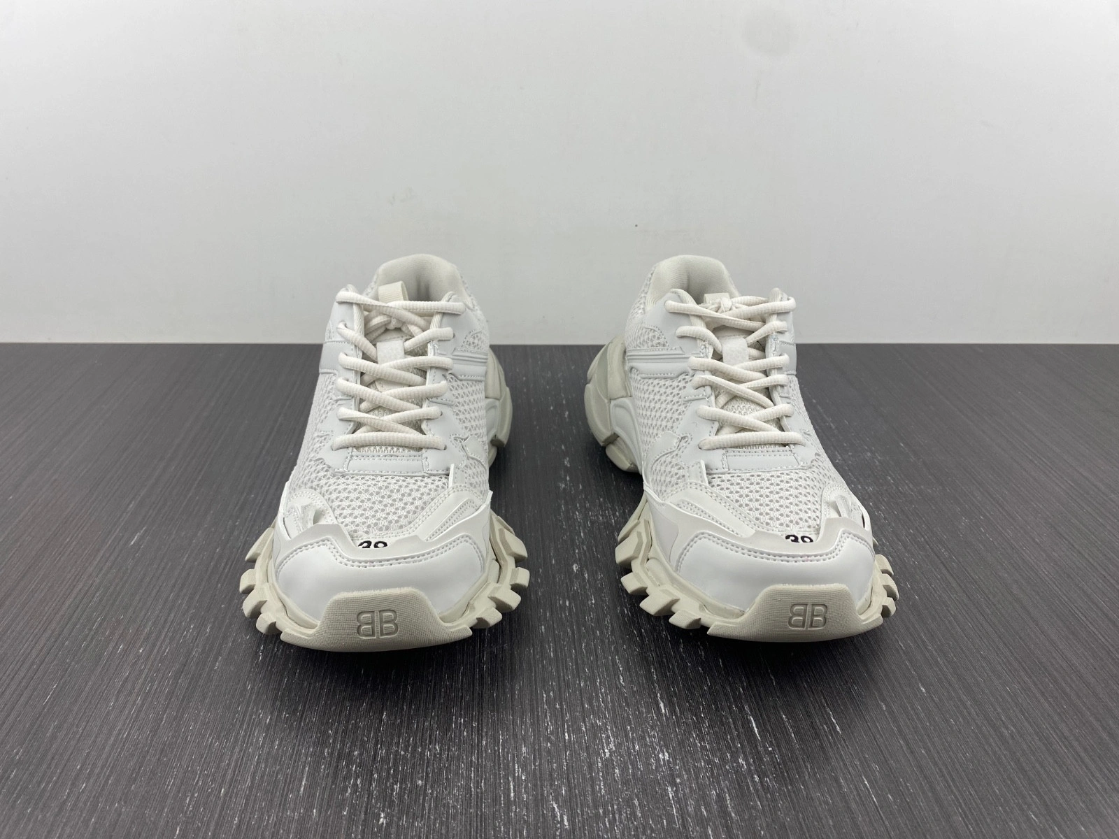 BALENCIAGA MEN'S TRACK.3 SNEAKER IN WHITE