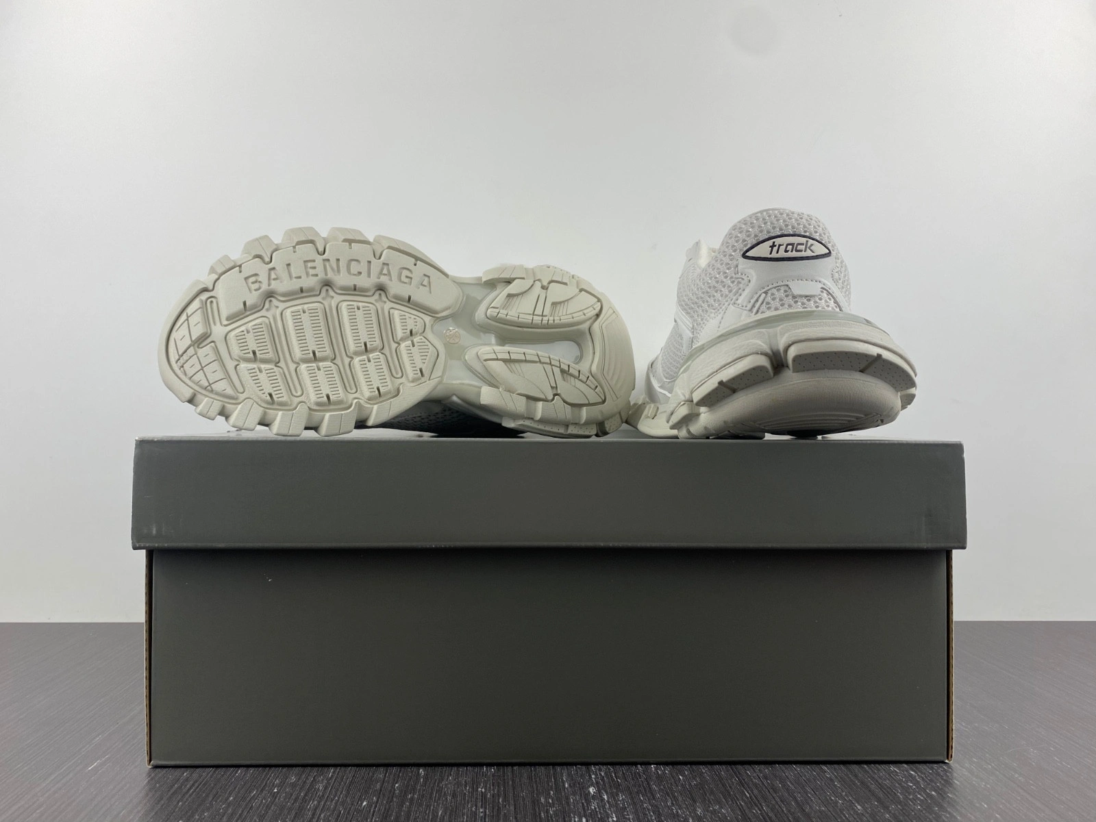 BALENCIAGA MEN'S TRACK.3 SNEAKER IN WHITE