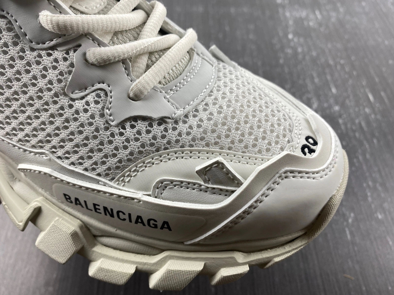 BALENCIAGA MEN'S TRACK.3 SNEAKER IN WHITE