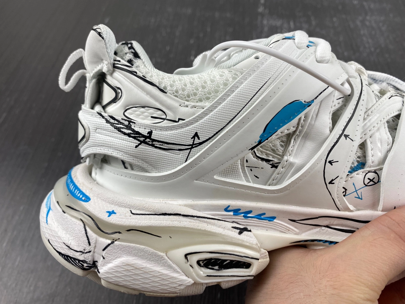 BALENCIAGA MEN'S TRACK.3 SNEAKER