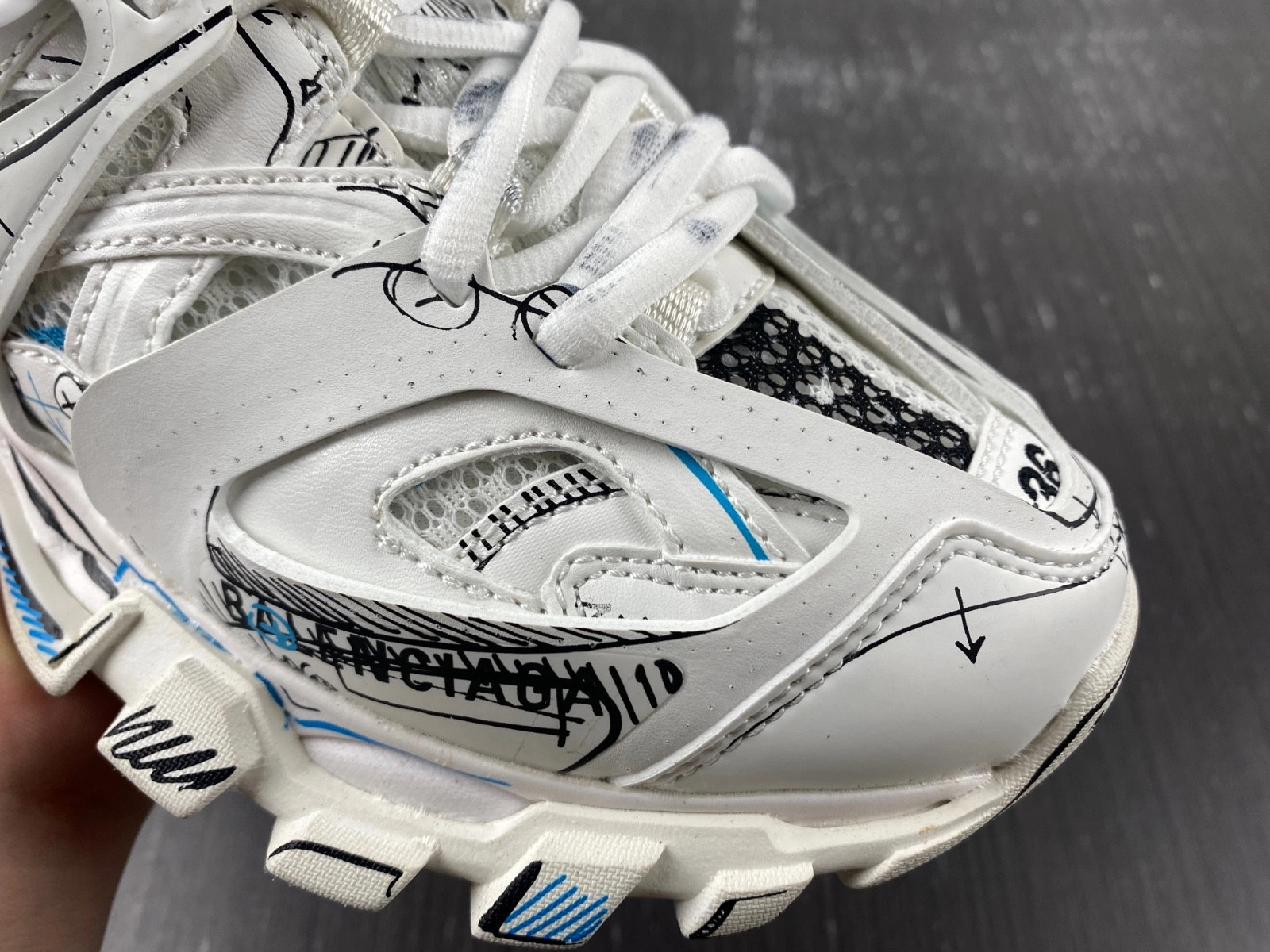 BALENCIAGA MEN'S TRACK.3 SNEAKER
