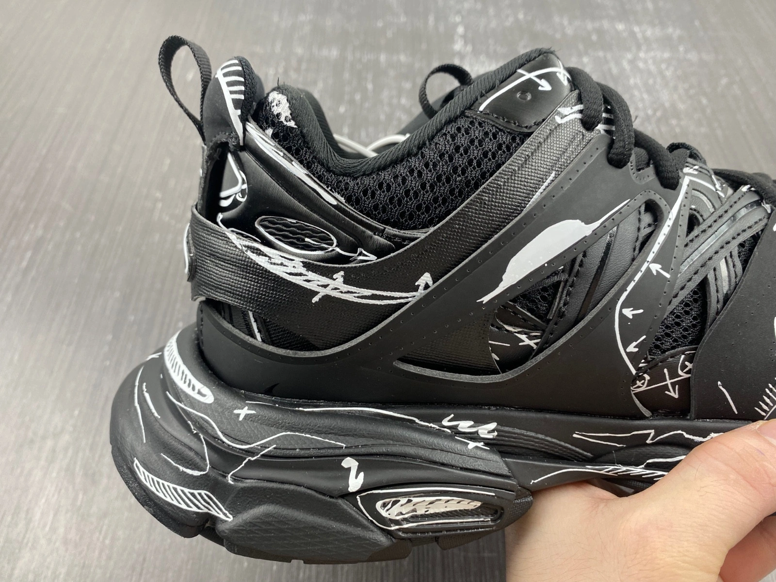 BALENCIAGA MEN'S TRACK.3 SNEAKER