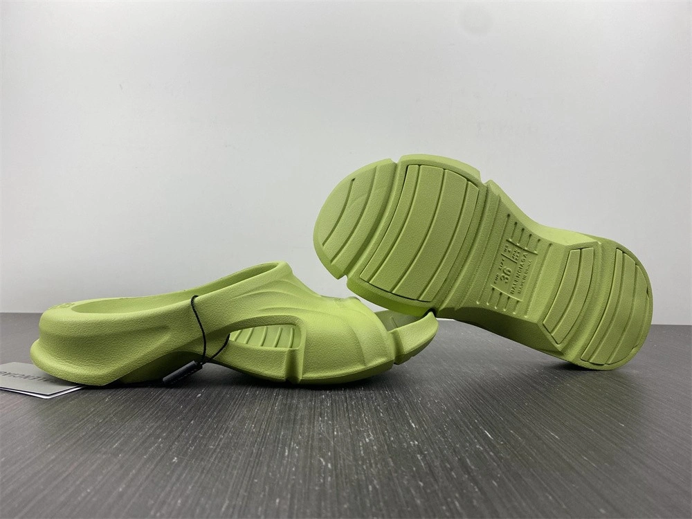 BALENCIAGA MOLD SLIDE SANDAL  Fluorescent green