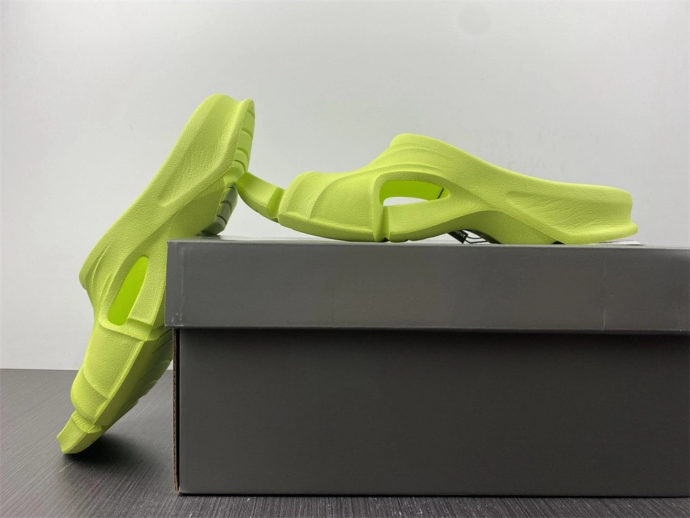 BALENCIAGA MOLD SLIDE SANDAL  Fluorescent green