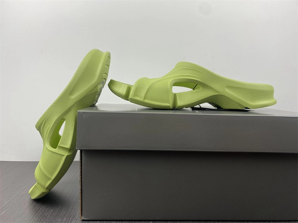 BALENCIAGA MOLD SLIDE SANDAL  Fluorescent green