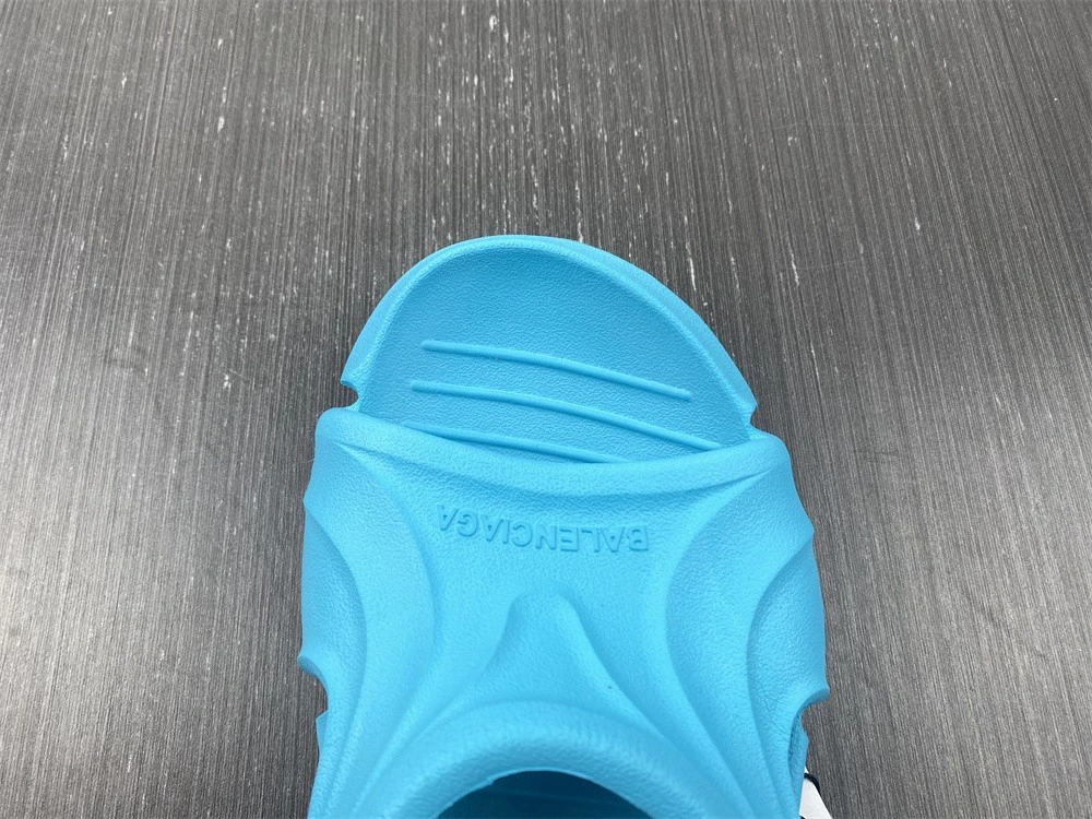 BALENCIAGA MOLD SLIDE SANDAL  Lake blue