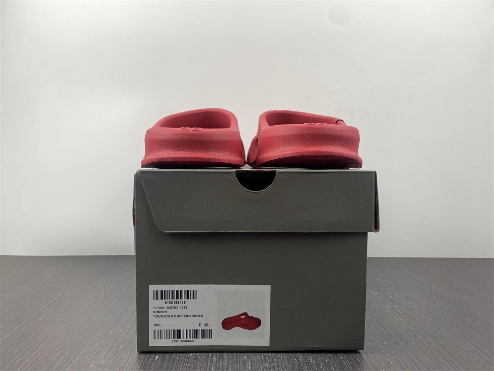 BALENCIAGA MOLD SLIDE SANDAL  RED