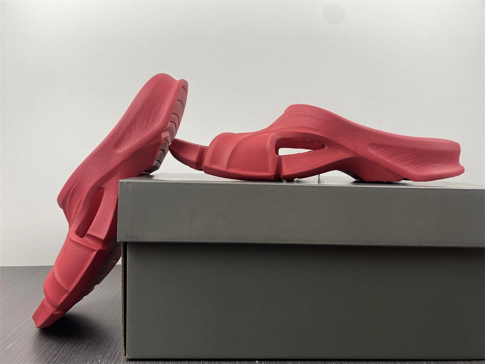 BALENCIAGA MOLD SLIDE SANDAL  RED