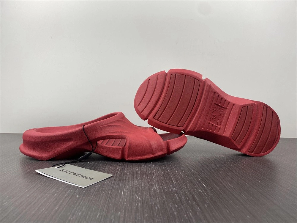 BALENCIAGA MOLD SLIDE SANDAL  RED