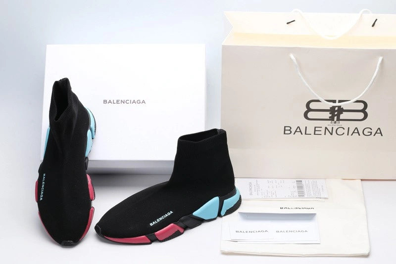 BALENCIAGA SPEED TRAINER SNEAKERS BLACK