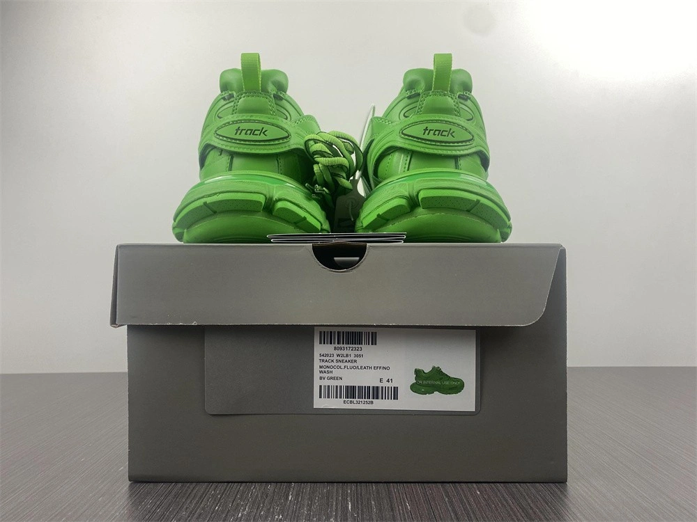 BALENCIAGA TRACK TRAINER GREEN 542023 W2LB1 3951