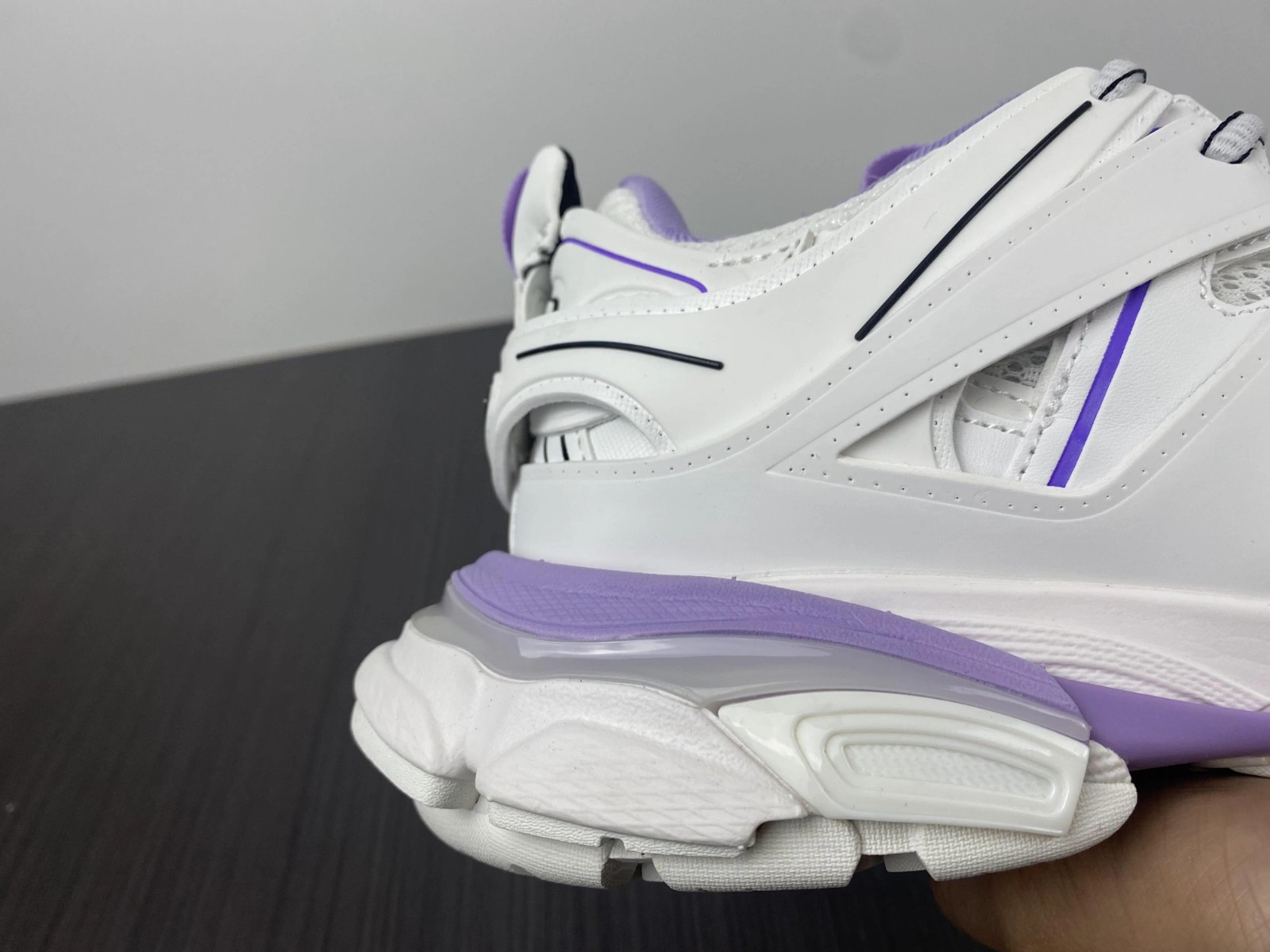 BALENCIAGA Track Sneaker Monocol. fluo leath  eff no wsah  543023 W3GC3 0225