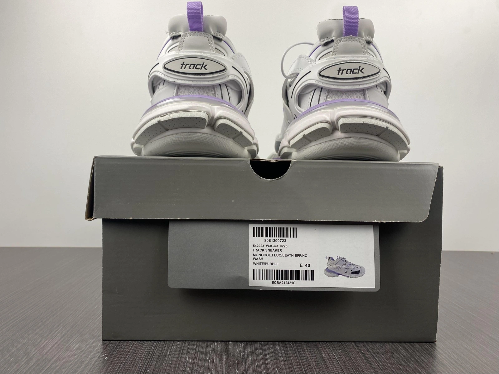 BALENCIAGA Track Sneaker Monocol. fluo leath  eff no wsah  543023 W3GC3 0225