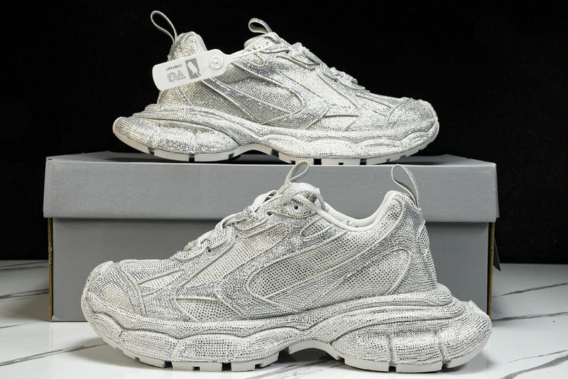 BALENCIAGA Women's 3xl Sneaker With Rhinestones