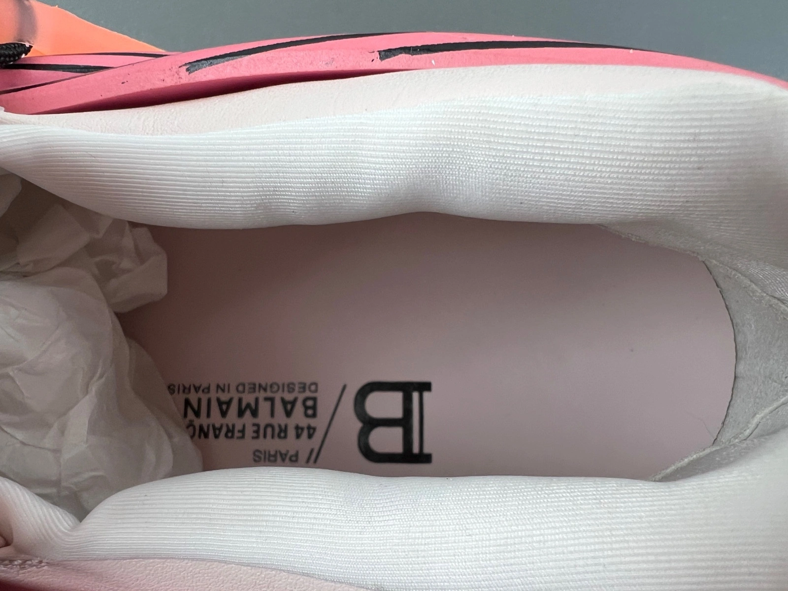 BALMAIN NEOPRENE AND LEATHER UNICORN LOW-TOP SNEAKERS