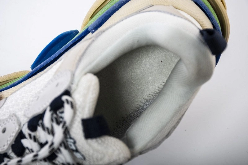 Balenciaga   Triple S Trainers WHITE NAVY