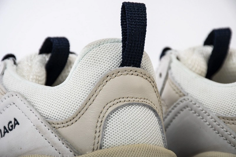 Balenciaga   Triple S Trainers WHITE NAVY
