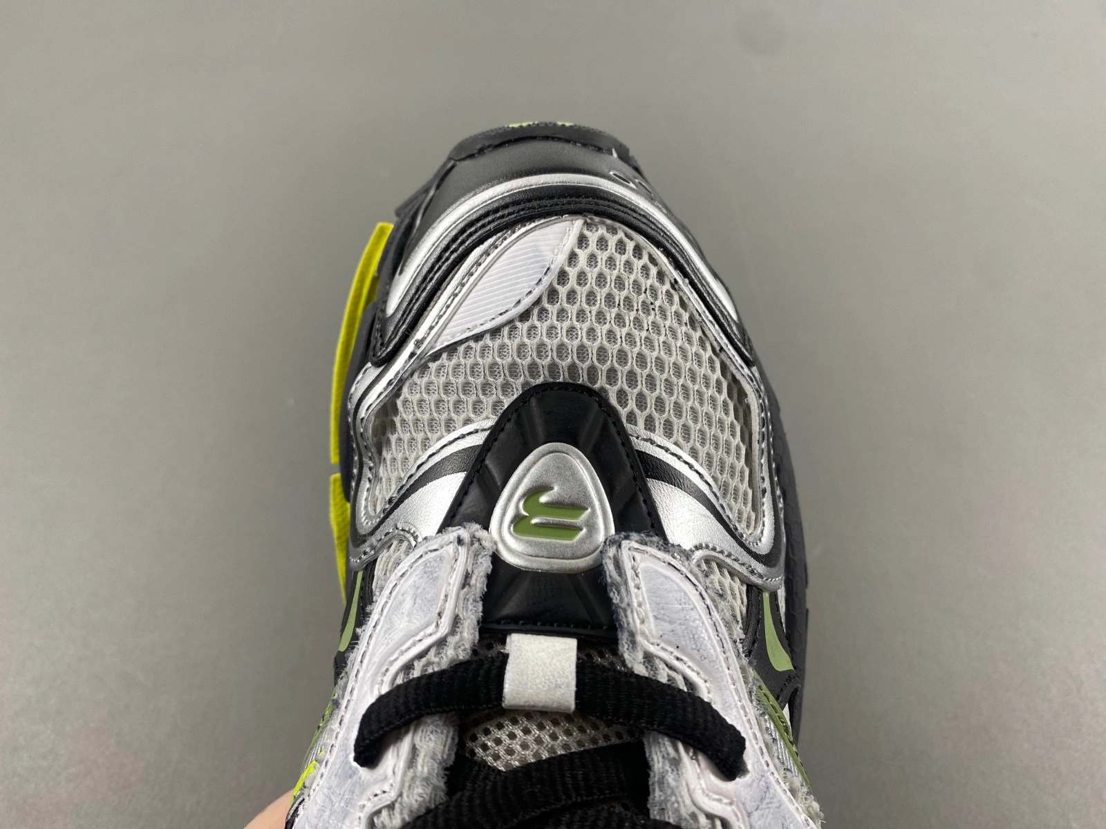 Balenciaga  Men's Runner 2.0 Sneaker in Silver