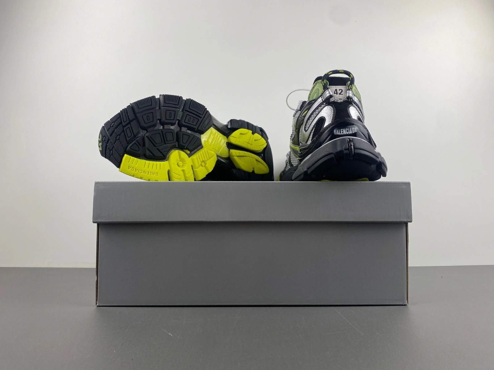 Balenciaga  Men's Runner 2.0 Sneaker in Silver