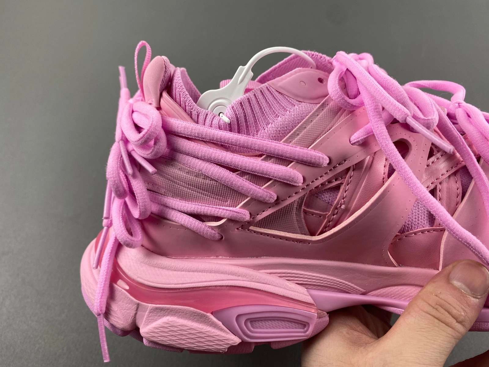 Balenciaga  PINK Sport Shoes 'Track Laces'