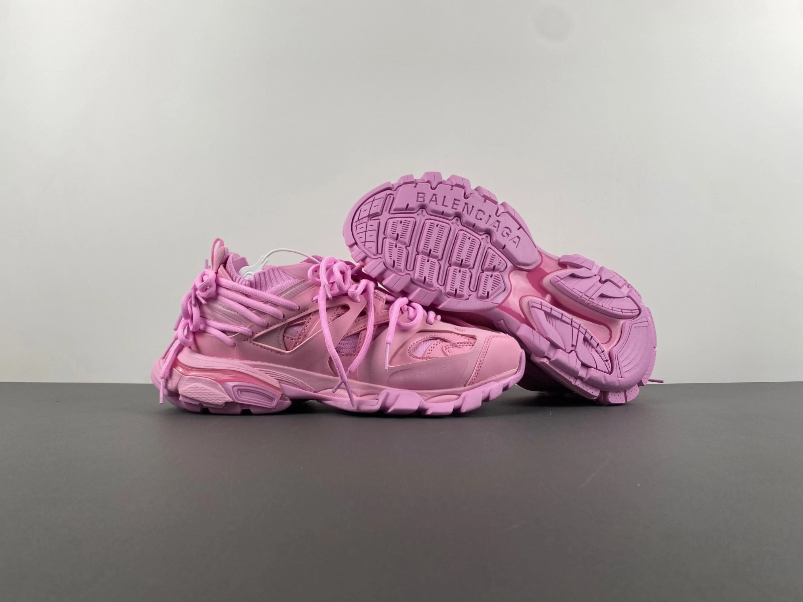 Balenciaga  PINK Sport Shoes 'Track Laces'