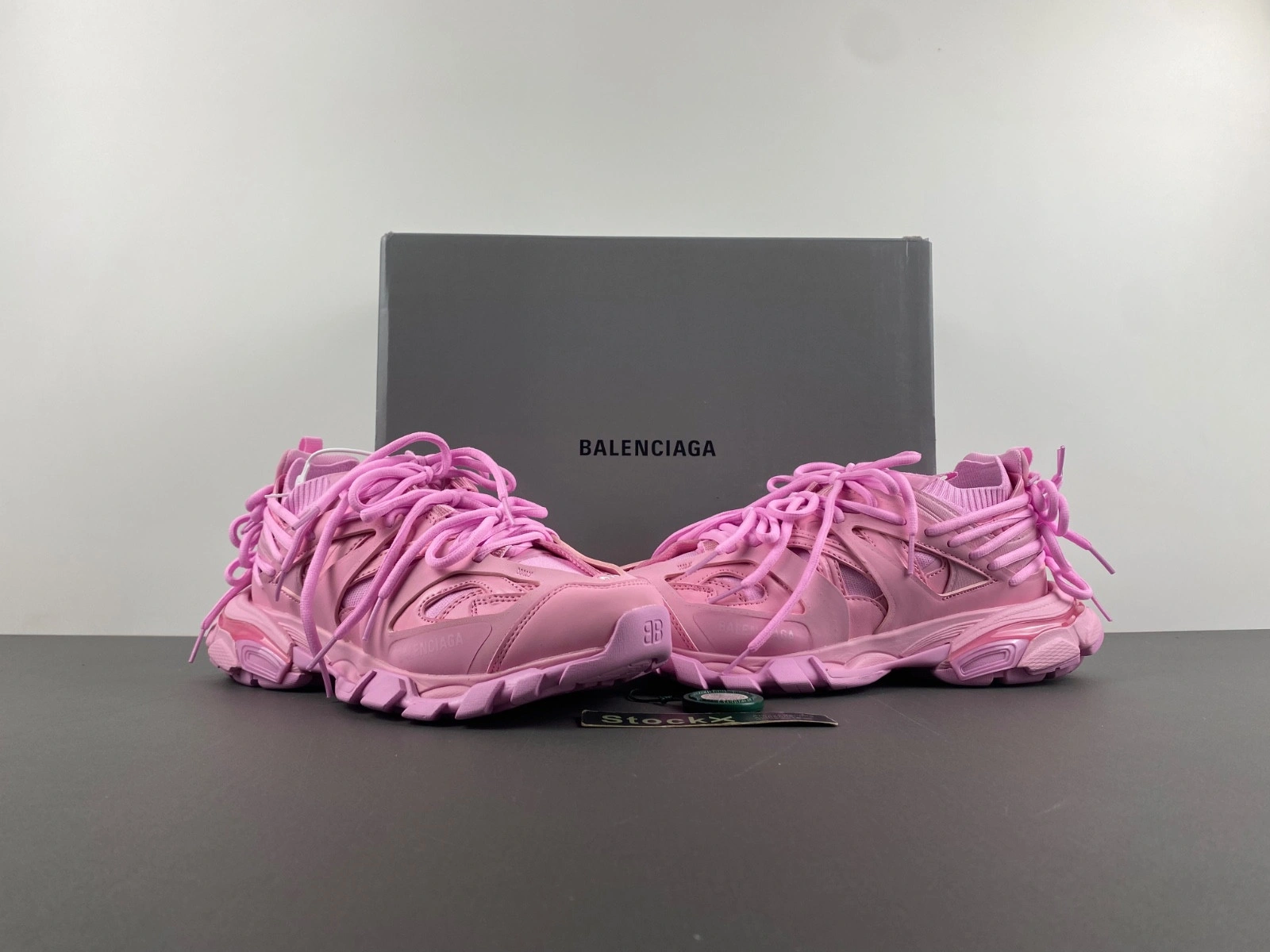 Balenciaga  PINK Sport Shoes 'Track Laces'