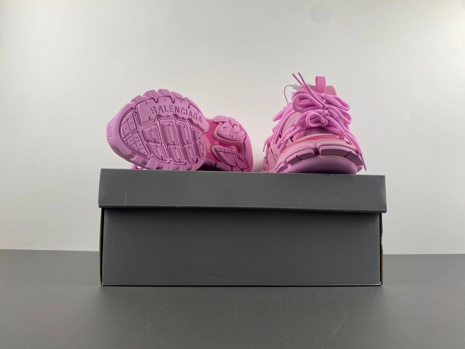 Balenciaga  PINK Sport Shoes 'Track Laces'