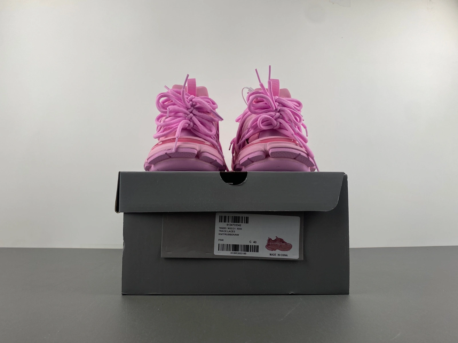 Balenciaga  PINK Sport Shoes 'Track Laces'