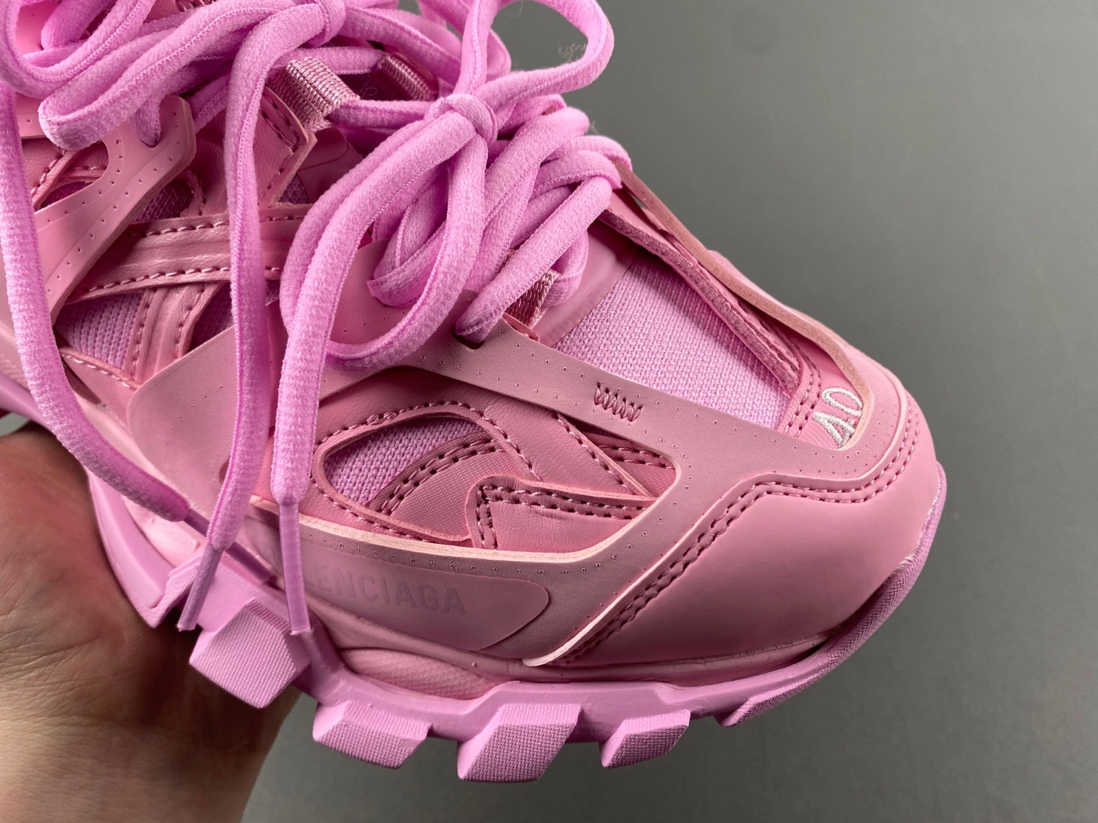 Balenciaga  PINK Sport Shoes 'Track Laces'