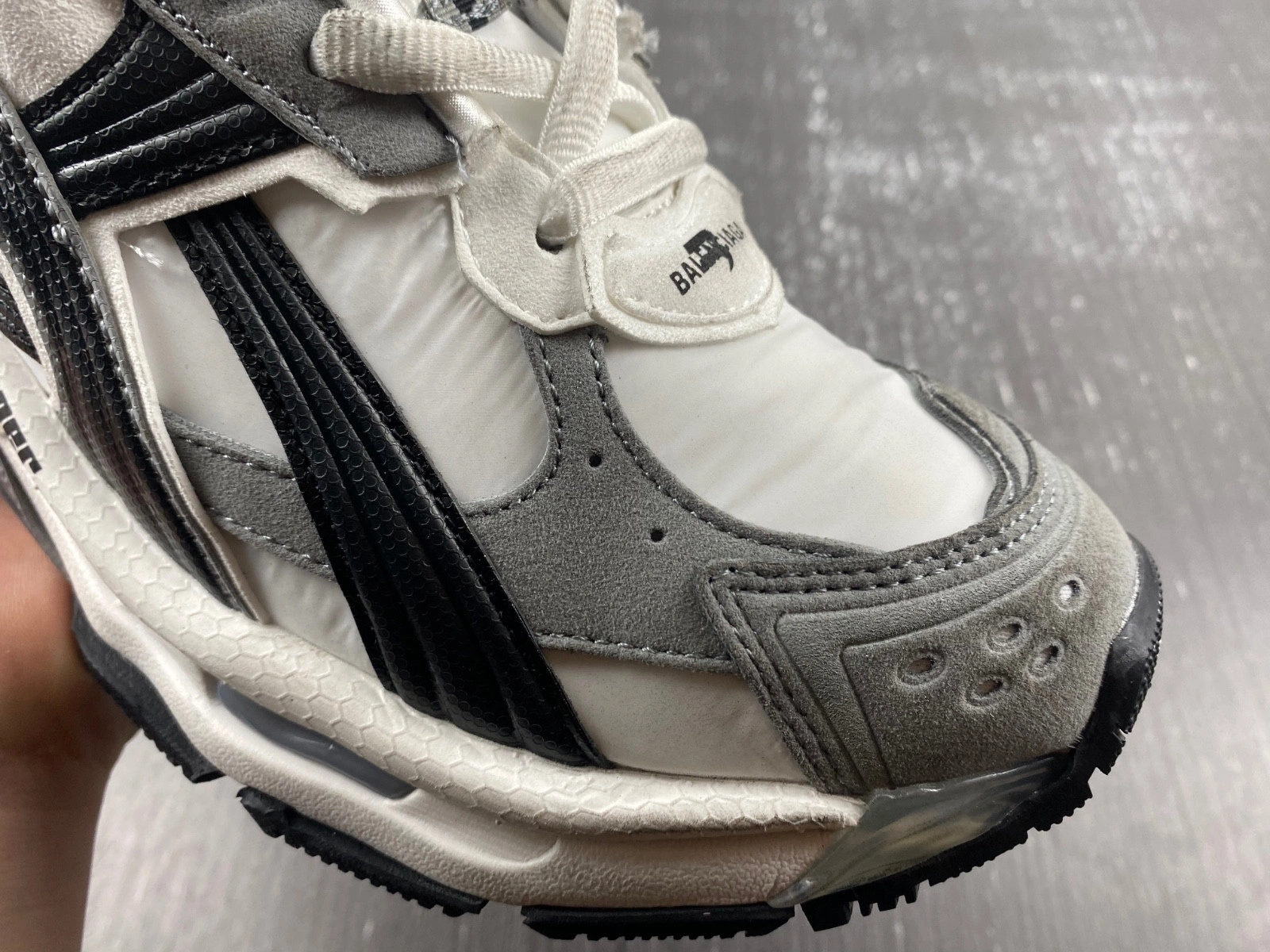 Balenciaga  Runner Sneaker in Grey white black