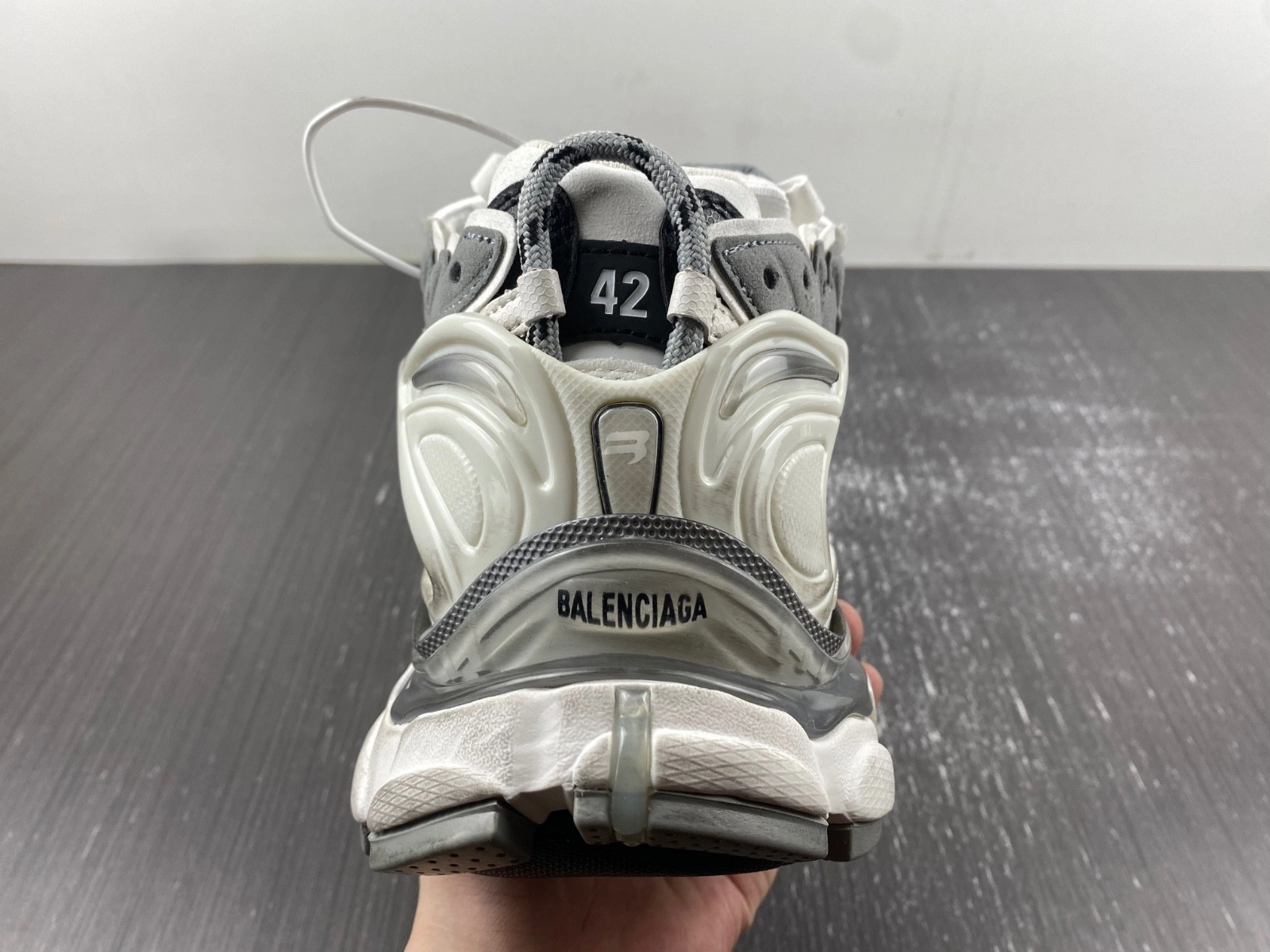 Balenciaga  Runner Sneaker in Grey white black